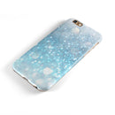 Unfocused Abstract Blue Rain iPhone 6/6s or 6/6s Plus 2-Piece Hybrid INK-Fuzed Case