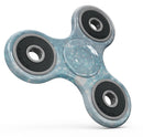 Unfocused Abstract Blue Rain Full-Body Fidget Spinner Skin-Kit