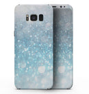 Unfocused Abstract Blue Rain - Samsung Galaxy S8 Full-Body Skin Kit