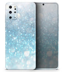 Unfocused Abstract Blue Rain - Skin-Kit for the Samsung Galaxy S-Series S20, S20 Plus, S20 Ultra , S10 & others (All Galaxy Devices Available)