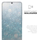 Unfocused Abstract Blue Rain - Skin-Kit for the Samsung Galaxy S-Series S20, S20 Plus, S20 Ultra , S10 & others (All Galaxy Devices Available)