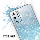 Unfocused Abstract Blue Rain - Skin-Kit for the Samsung Galaxy S-Series S20, S20 Plus, S20 Ultra , S10 & others (All Galaxy Devices Available)