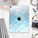 Unfocused Abstract Blue Rain - Full Body Skin Decal for the Apple iPad Pro 12.9", 11", 10.5", 9.7", Air or Mini (All Models Available)