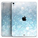 Unfocused Abstract Blue Rain - Full Body Skin Decal for the Apple iPad Pro 12.9", 11", 10.5", 9.7", Air or Mini (All Models Available)