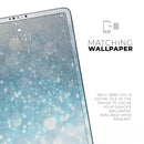 Unfocused Abstract Blue Rain - Full Body Skin Decal for the Apple iPad Pro 12.9", 11", 10.5", 9.7", Air or Mini (All Models Available)