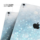 Unfocused Abstract Blue Rain - Full Body Skin Decal for the Apple iPad Pro 12.9", 11", 10.5", 9.7", Air or Mini (All Models Available)
