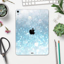 Unfocused Abstract Blue Rain - Full Body Skin Decal for the Apple iPad Pro 12.9", 11", 10.5", 9.7", Air or Mini (All Models Available)