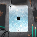 Unfocused Abstract Blue Rain - Full Body Skin Decal for the Apple iPad Pro 12.9", 11", 10.5", 9.7", Air or Mini (All Models Available)