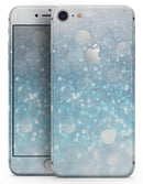 Unfocused Abstract Blue Rain - Skin-kit for the iPhone 8 or 8 Plus