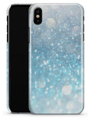 Unfocused Abstract Blue Rain - iPhone X Clipit Case