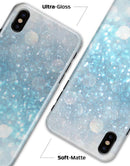 Unfocused Abstract Blue Rain - iPhone X Clipit Case