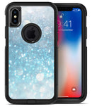 Unfocused Abstract Blue Rain - iPhone X OtterBox Case & Skin Kits