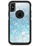 Unfocused Abstract Blue Rain - iPhone X OtterBox Case & Skin Kits