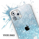 Unfocused Abstract Blue Rain - Protective Skin Wrap & Decal – Compatible with iPhone SE to iPhone 17 Pro Max (All Models)