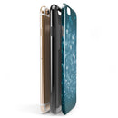 Unfocused Blue Glowing Orbs of Light iPhone 6/6s or 6/6s Plus 2-Piece Hybrid INK-Fuzed Case