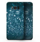 Unfocused Blue Glowing Orbs of Light - Samsung Galaxy S8 Full-Body Skin Kit