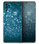 Unfocused Blue Glowing Orbs of Light - Skin-Kit for the Samsung Galaxy S-Series S20, S20 Plus, S20 Ultra , S10 & others (All Galaxy Devices Available)