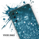 Unfocused Blue Glowing Orbs of Light - Skin-Kit for the Samsung Galaxy S-Series S20, S20 Plus, S20 Ultra , S10 & others (All Galaxy Devices Available)