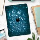 Unfocused Blue Glowing Orbs of Light - Full Body Skin Decal for the Apple iPad Pro 12.9", 11", 10.5", 9.7", Air or Mini (All Models Available)