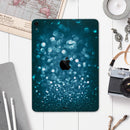 Unfocused Blue Glowing Orbs of Light - Full Body Skin Decal for the Apple iPad Pro 12.9", 11", 10.5", 9.7", Air or Mini (All Models Available)