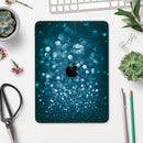 Unfocused Blue Glowing Orbs of Light - Full Body Skin Decal for the Apple iPad Pro 12.9", 11", 10.5", 9.7", Air or Mini (All Models Available)