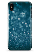 Unfocused Blue Glowing Orbs of Light - iPhone X Clipit Case