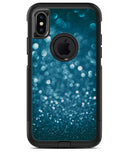Unfocused Blue Glowing Orbs of Light - iPhone X OtterBox Case & Skin Kits
