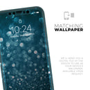 Unfocused Blue Glowing Orbs of Light - Protective Skin Wrap & Decal – Compatible with iPhone SE to iPhone 17 Pro Max (All Models)