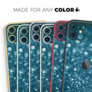 Unfocused Blue Glowing Orbs of Light - Protective Skin Wrap & Decal – Compatible with iPhone SE to iPhone 17 Pro Max (All Models)