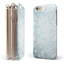 Unfocused Blue Orb Lights iPhone 6/6s or 6/6s Plus 2-Piece Hybrid INK-Fuzed Case