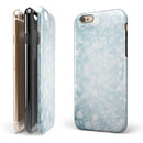 Unfocused Blue Orb Lights iPhone 6/6s or 6/6s Plus 2-Piece Hybrid INK-Fuzed Case