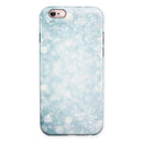 Unfocused Blue Orb Lights iPhone 6/6s or 6/6s Plus 2-Piece Hybrid INK-Fuzed Case