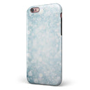 Unfocused Blue Orb Lights iPhone 6/6s or 6/6s Plus 2-Piece Hybrid INK-Fuzed Case