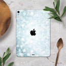 Unfocused Blue Orb Lights  - Full Body Skin Decal for the Apple iPad Pro 12.9", 11", 10.5", 9.7", Air or Mini (All Models Available)