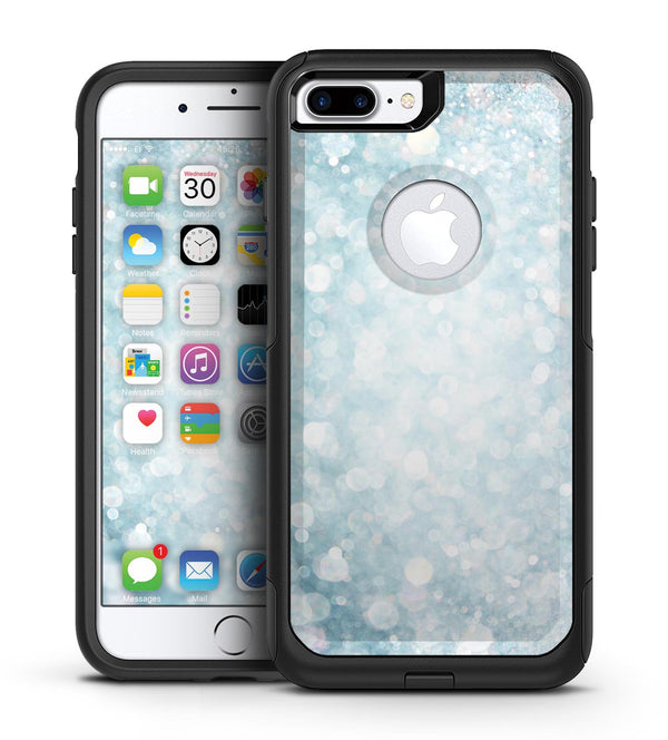 Unfocused Blue Orb Lights  - iPhone 7 or 7 Plus Commuter Case Skin Kit
