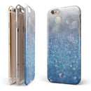 Unfocused Blue Orbs of Light iPhone 6/6s or 6/6s Plus 2-Piece Hybrid INK-Fuzed Case
