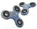 Unfocused Blue Orbs of Light Full-Body Fidget Spinner Skin-Kit