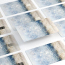 Unfocused Blue and Gold Sparkles - Premium Protective Decal Skin-Kit for the Apple Credit Card