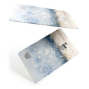 Unfocused Blue and Gold Sparkles - Premium Protective Decal Skin-Kit for the Apple Credit Card