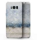 Unfocused Blue and Gold Sparkles - Samsung Galaxy S8 Full-Body Skin Kit
