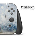 Unfocused Blue and Gold Sparkles // Skin Decal Wrap Kit for Nintendo Switch Console & Dock, Joy-Cons, Pro Controller, Lite, 3DS XL, 2DS XL, DSi, or Wii - Vinyl Skin Wrap for Nintendo Switch 2, OLED, Lite, Pro Controller, Wii & Classic Handhelds