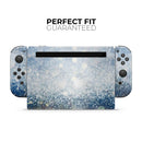 Unfocused Blue and Gold Sparkles // Skin Decal Wrap Kit for Nintendo Switch Console & Dock, Joy-Cons, Pro Controller, Lite, 3DS XL, 2DS XL, DSi, or Wii - Vinyl Skin Wrap for Nintendo Switch 2, OLED, Lite, Pro Controller, Wii & Classic Handhelds