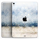 Unfocused Blue and Gold Sparkles - Full Body Skin Decal for the Apple iPad Pro 12.9", 11", 10.5", 9.7", Air or Mini (All Models Available)