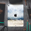 Unfocused Blue and Gold Sparkles - Full Body Skin Decal for the Apple iPad Pro 12.9", 11", 10.5", 9.7", Air or Mini (All Models Available)