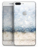 Unfocused Blue and Gold Sparkles - Skin-kit for the iPhone 8 or 8 Plus