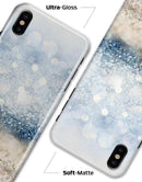 Unfocused Blue and Gold Sparkles - iPhone X Clipit Case