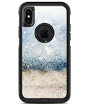 Unfocused Blue and Gold Sparkles - iPhone X OtterBox Case & Skin Kits