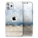 Unfocused Blue and Gold Sparkles - Protective Skin Wrap & Decal – Compatible with iPhone SE to iPhone 17 Pro Max (All Models)