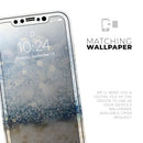 Unfocused Blue and Gold Sparkles - Protective Skin Wrap & Decal – Compatible with iPhone SE to iPhone 17 Pro Max (All Models)