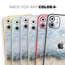 Unfocused Blue and Gold Sparkles - Protective Skin Wrap & Decal – Compatible with iPhone SE to iPhone 17 Pro Max (All Models)